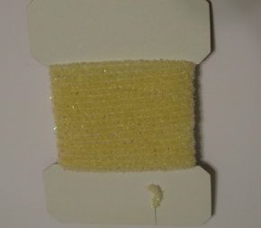 wooly bugger chenille small cream